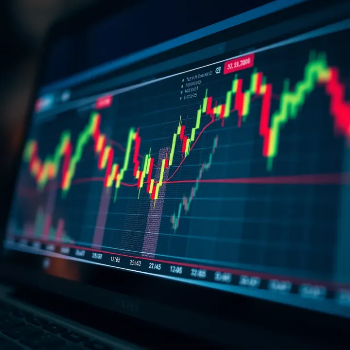 Chart illustrating risk management strategies for binary options trading