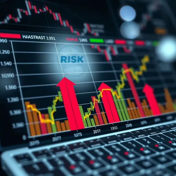 Risk Management and Strategies for Binary Options in Brazil Graph showing risk levels and strategic approaches in binary options within the Brazilian market