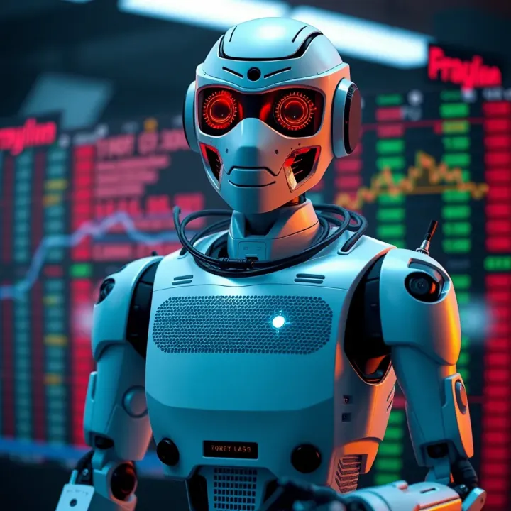Diagram illustrating the operation of binary options trading robot showing algorithmic decision pathways