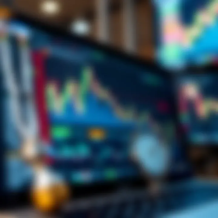 User interface showing real-time stock charts and trading options on a digital platform