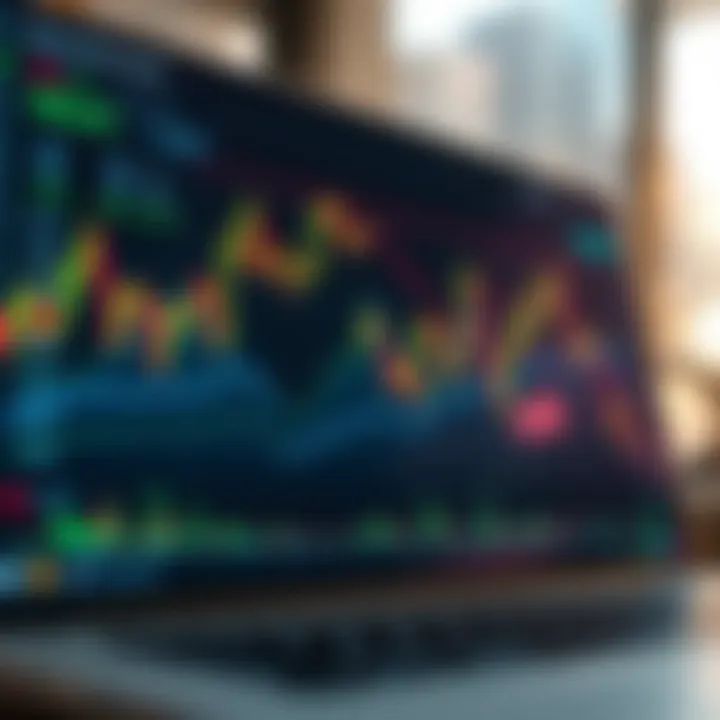 Graph showing performance trends and analysis in binary options market