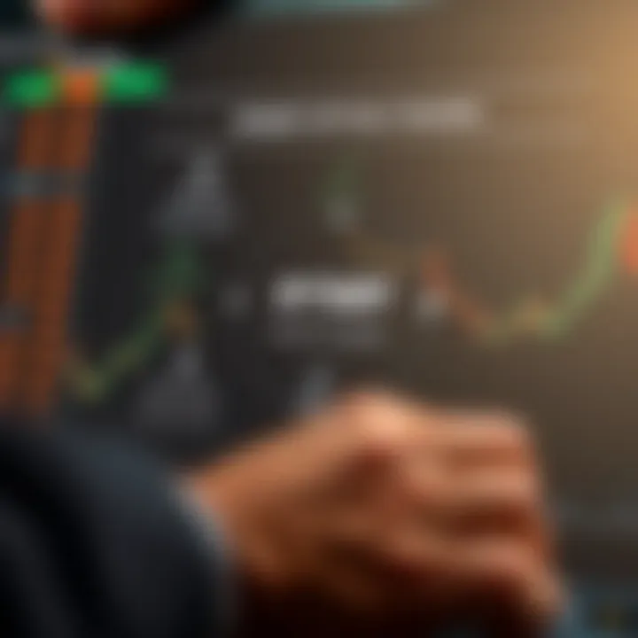 Diagram showing key concepts and elements of binary options trading