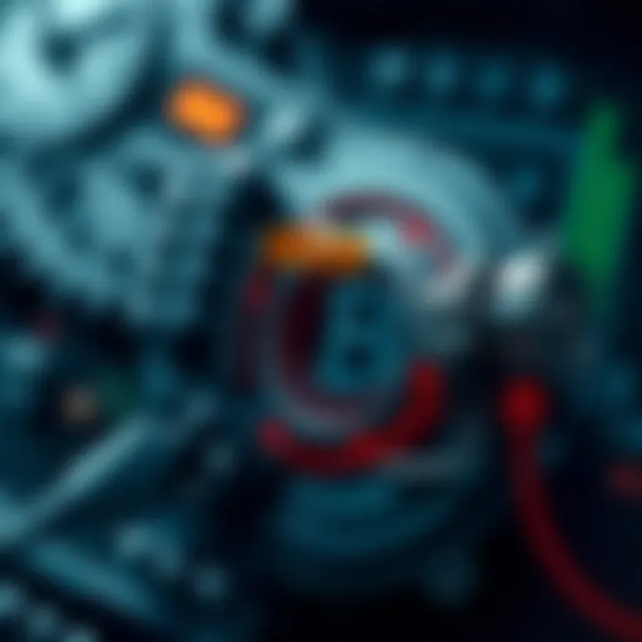 Diagram illustrating how binary options trading works with potential profit and risk zones