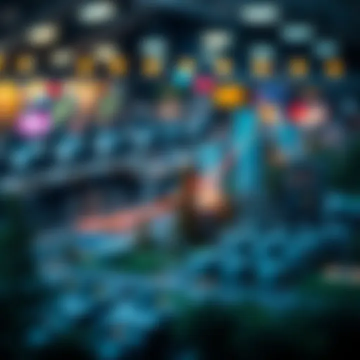 Visual representation of competitive landscape highlighting key opportunities and threats