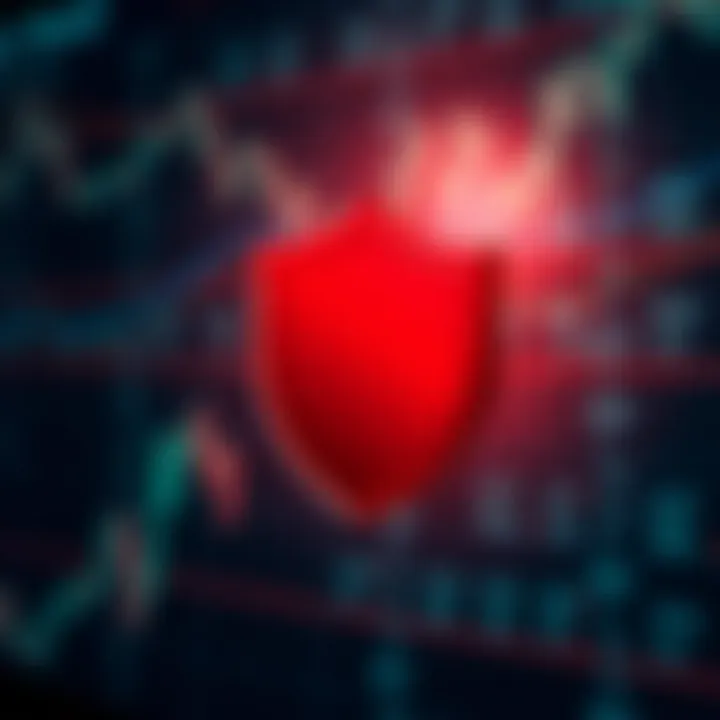 Shield icon symbolizing security and regulation in binary options trading