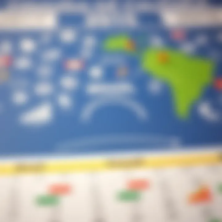 Calendar icons and economic symbols representing key dates in Brazil's financial market