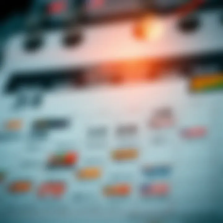 Calendar highlighting important economic dates and events relevant for financial market analysis