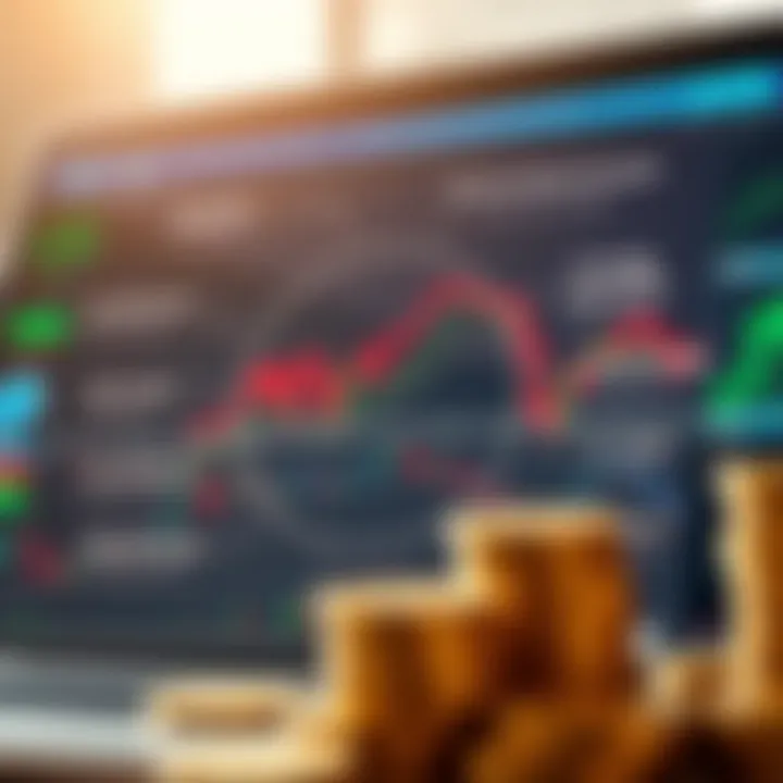 Graphical representation of benefits for investors using a free demo account for risk-free practice