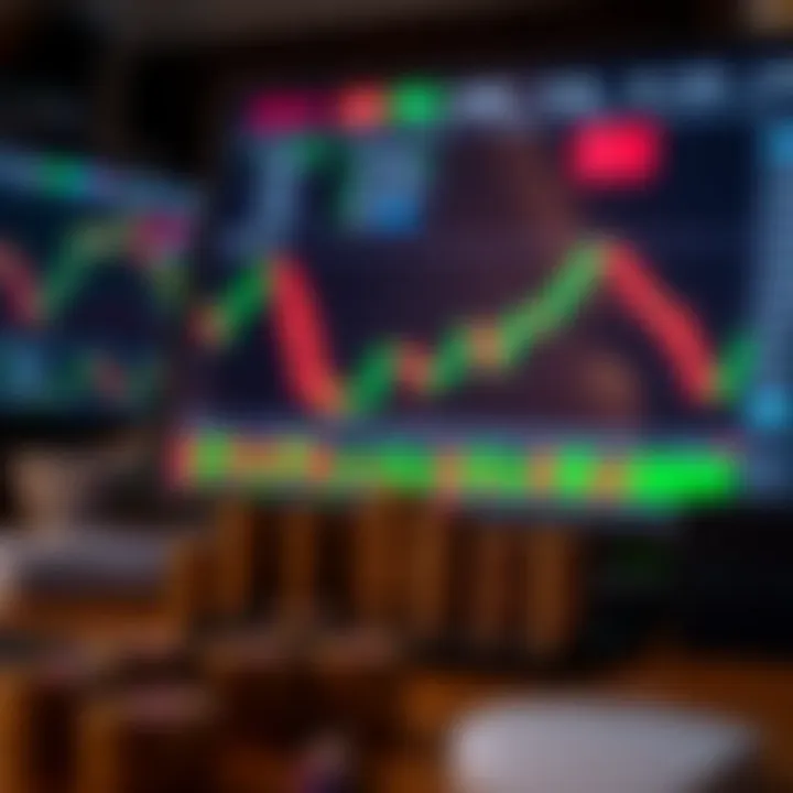 Conceptual graphic displaying secure investment and risk management in online trading environment