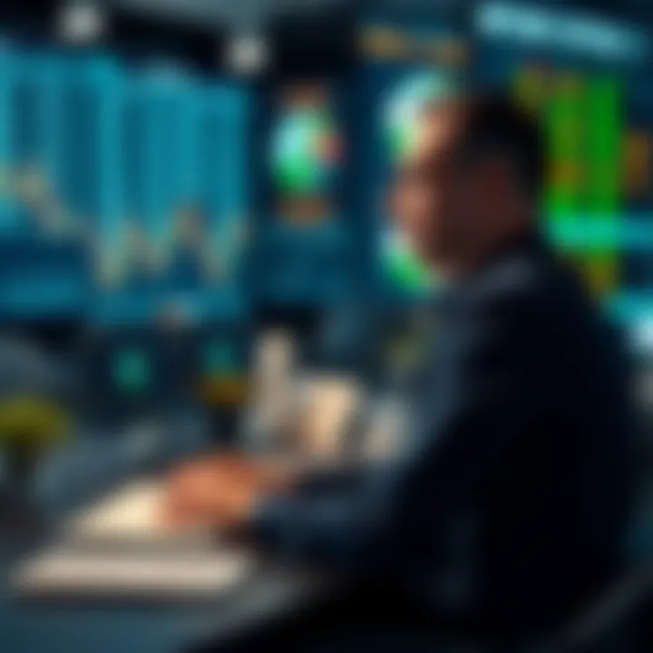 Conceptual illustration of strategic planning for binary options investment