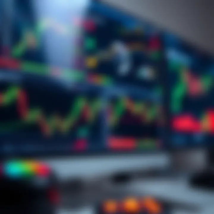 Dashboard displaying essential trading tools and indicators used in short-term stock market operations