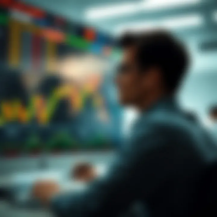 Conceptual illustration of risk factors and safe practices in financial trading