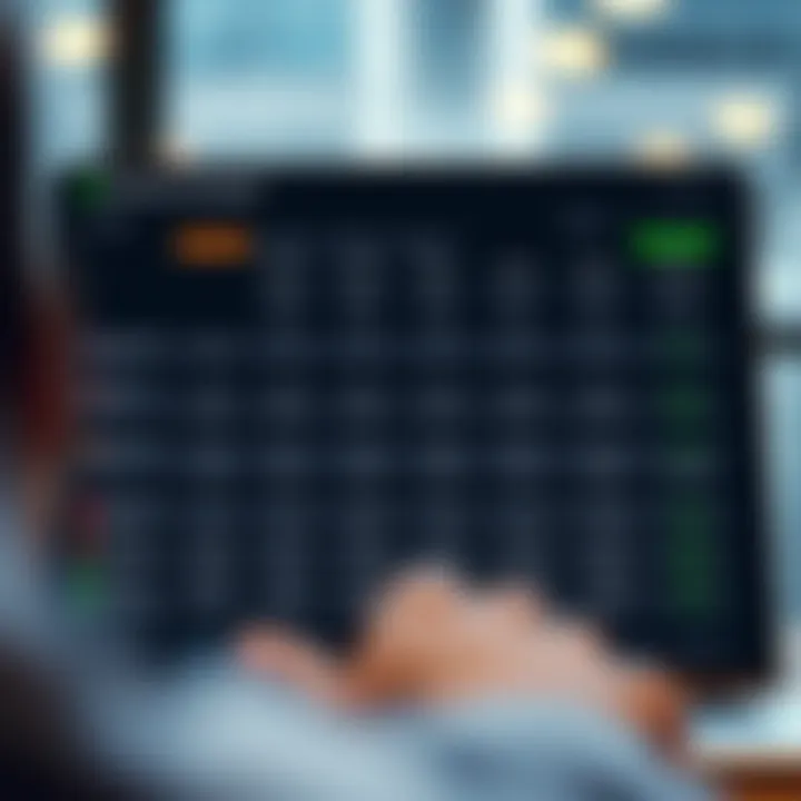 Dashboard featuring cost comparison and support options for various day trading platforms