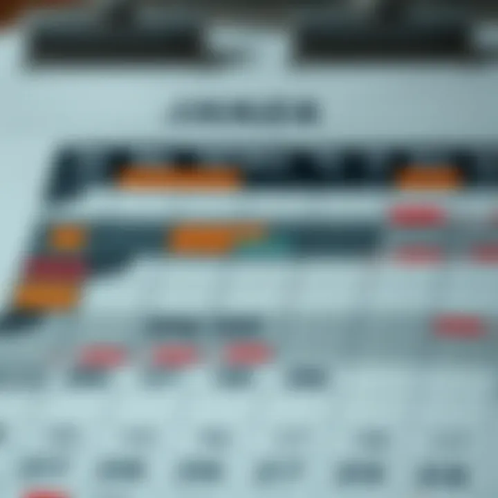 Economic calendar highlighting key financial events and market impacts