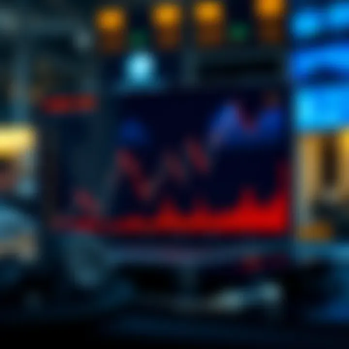 Graph illustrating the impact of economic events on market trends