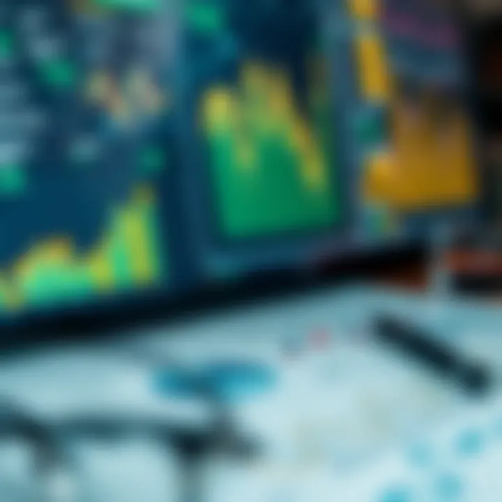 Graphs and charts illustrating the impact of economic indicators on Brazil's financial markets