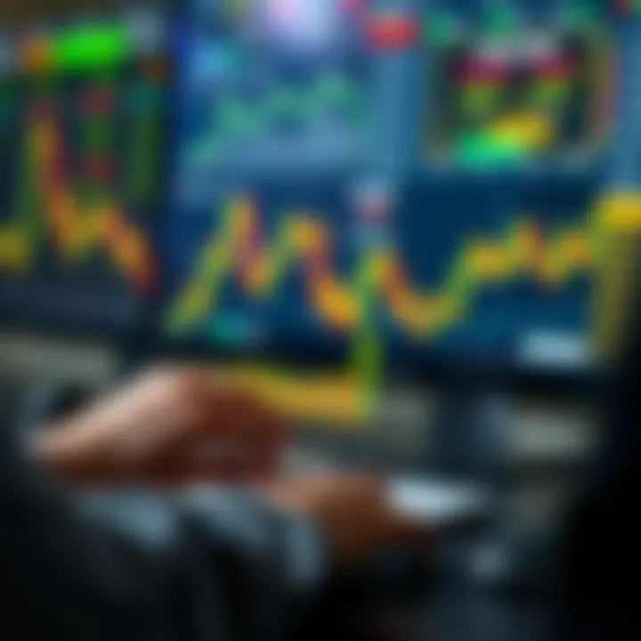 Visual representation of risk management tools and charts used in financial investment decisions