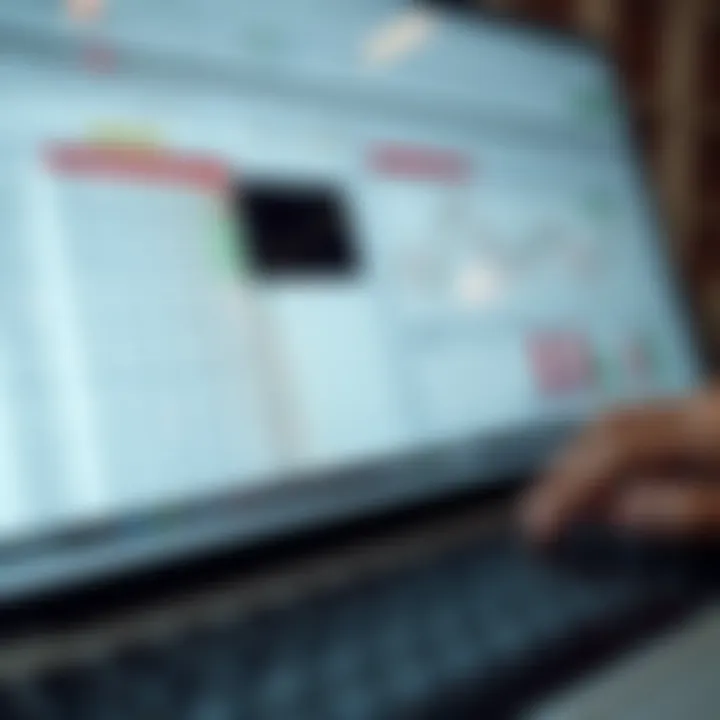 Structured Spreadsheet for Binary Options Management Spreadsheet displaying binary options data with charts and organized columns