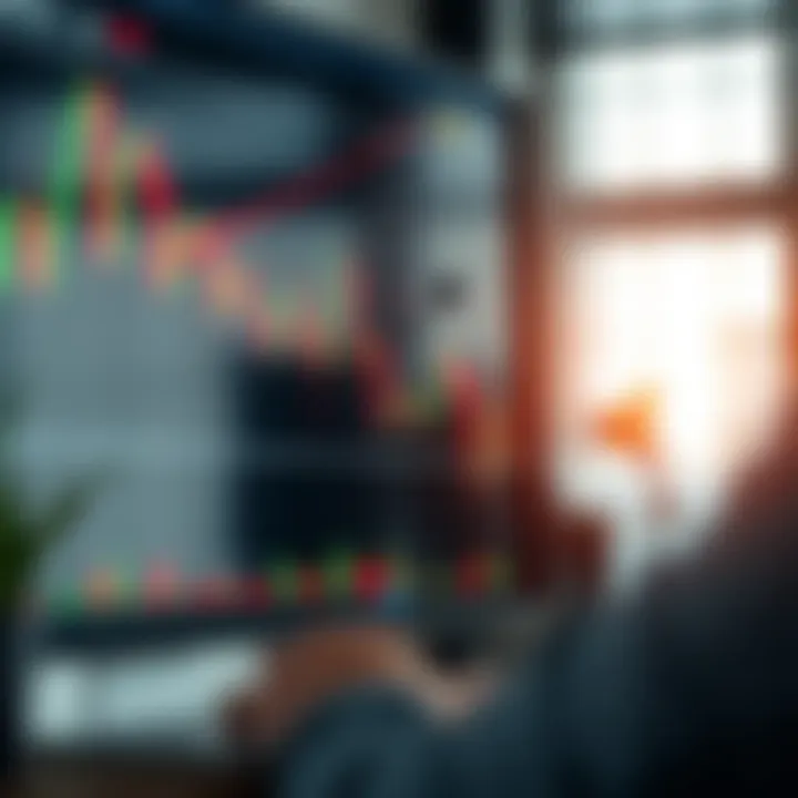 Chart showing disciplined trading strategy with annotated entries and exits