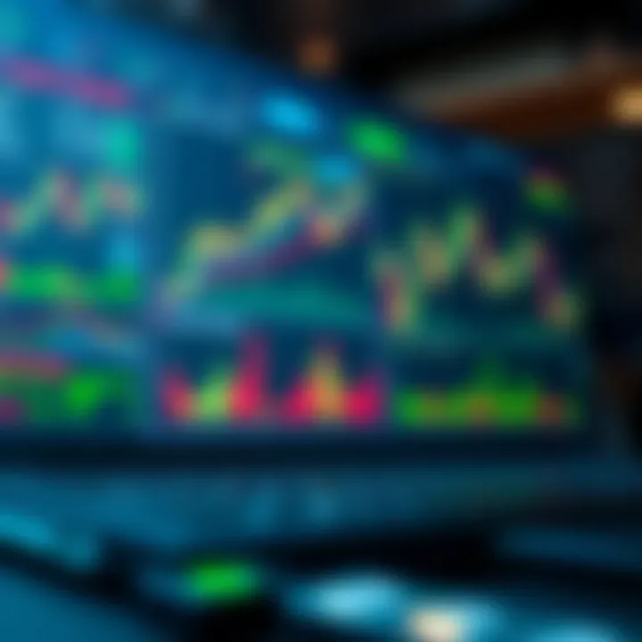 Dashboard featuring essential tools for cryptocurrency day trading including charts and indicators