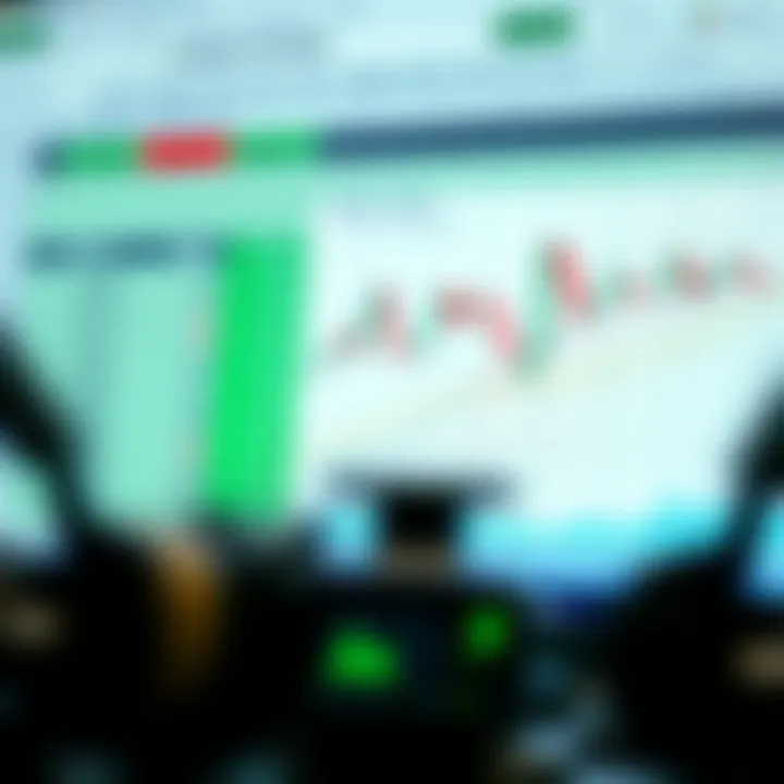 Excel spreadsheet displaying binary options data with charts and formulas