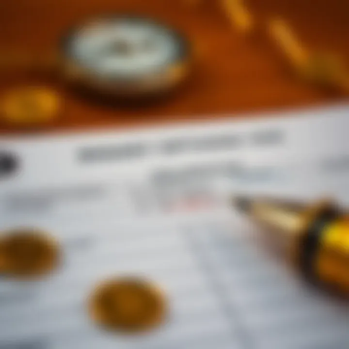 Guide to Declaring Binary Options Income for Tax Purposes Visual representation of tax declaration form with financial gains from binary options highlighted