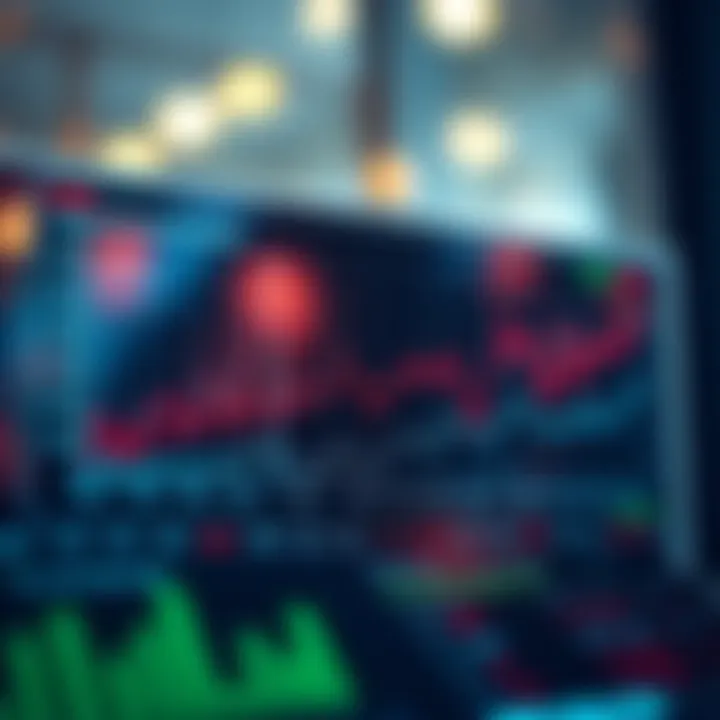 Graph showing market demand trends and competitor performance analysis