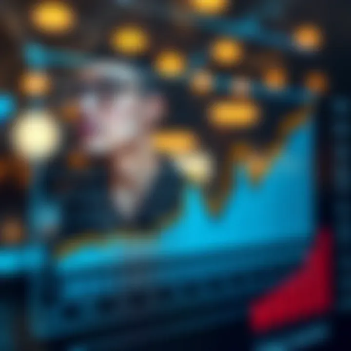 Graph depicting consumer behavior trends and competitive market analysis