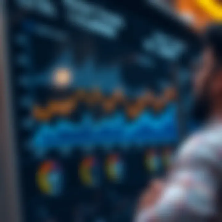 Graph illustrating market trends and consumer behavior patterns