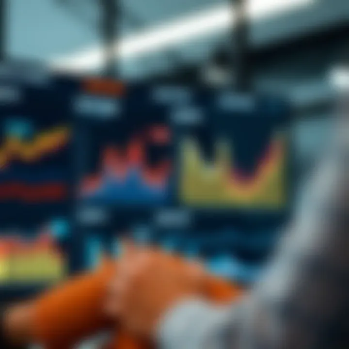 Dashboard displaying data analytics and insights for market consumer behavior