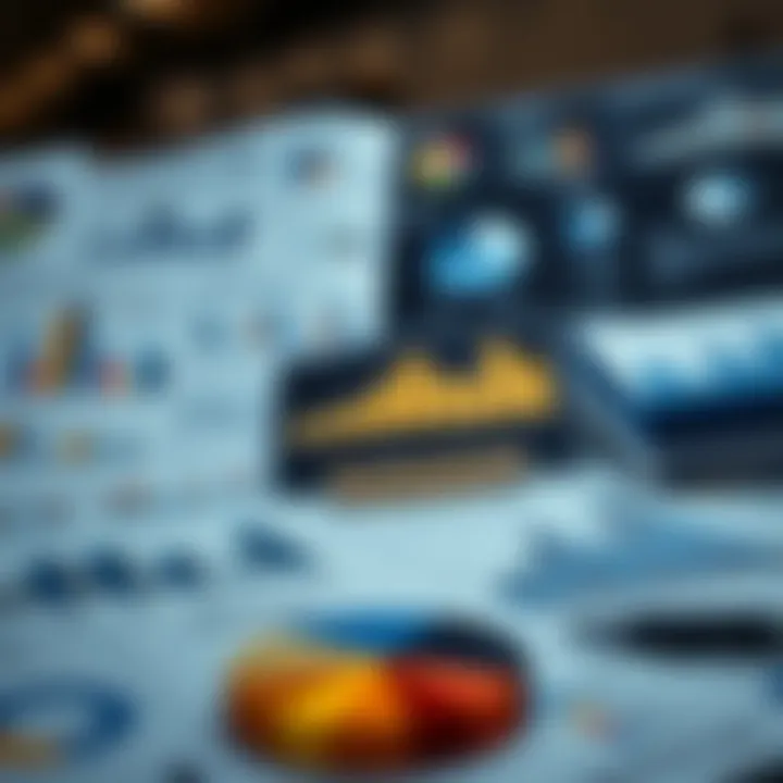 Collection of charts and graphs depicting market research results