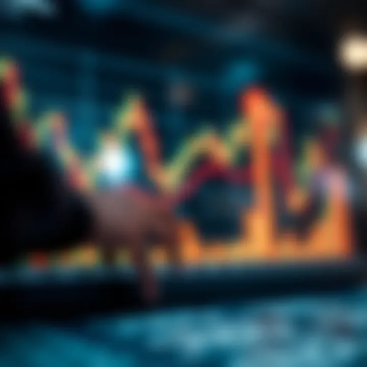 Graph showing market trends and consumer behavior analysis