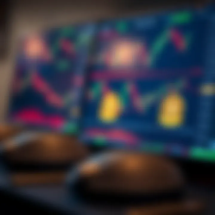 Secure online trading platform interface showing binary options charts and regulatory badges