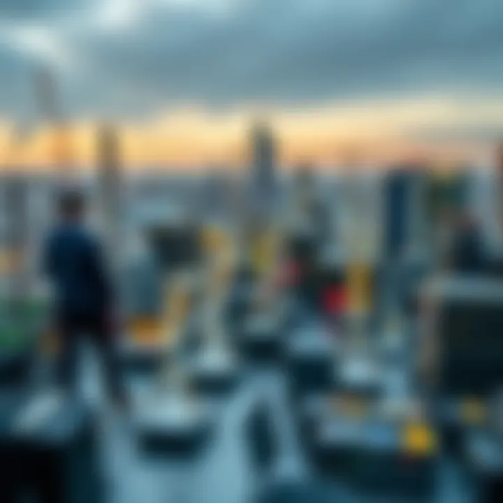 Risk Management in Diverse Industries Visualization of risk management applications across various industry sectors