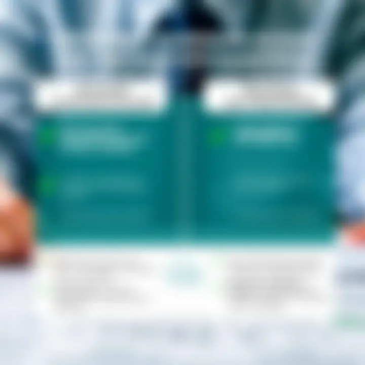 Graphic showing comparison between simulated investment account and real investment scenarios highlighting key benefits and limitations