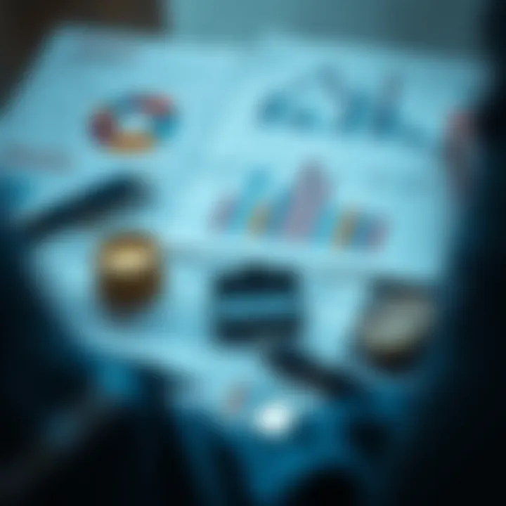 Strategic Planning Supported by Market Research Business strategic planning with charts and market research materials