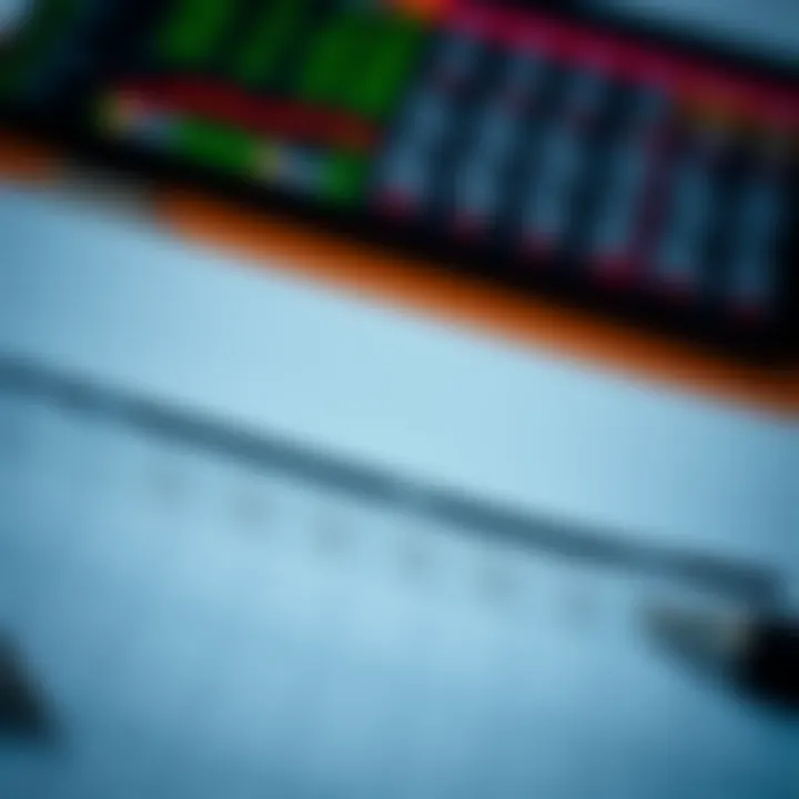 Detailed spreadsheet showing binary options trading data and risk management columns