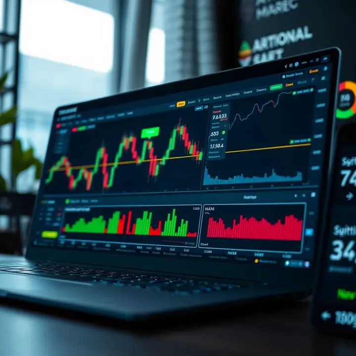 User interface showcasing advanced charting tools and real-time market data for day trading
