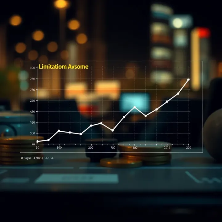 Graph showing limitations of investment demo accounts