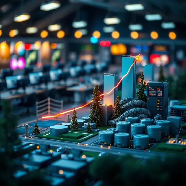 Visual representation of competitive landscape highlighting key opportunities and threats