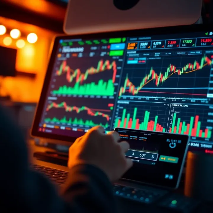 Dashboard of essential tools for managing financial risks in day trading