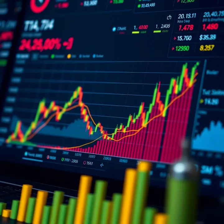 Graph showing binary options trading trends and platform reliability indicators