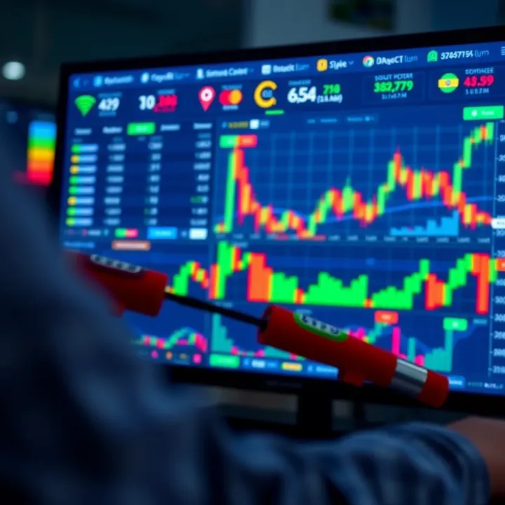 Popular Copy Trading Platform Interface in Brazil Interface of a popular Brazilian copy trading platform displaying investor strategies and market data