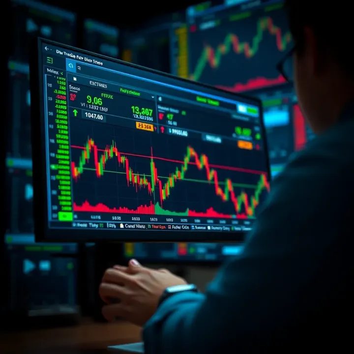 Visual representation of day trading strategies and practical tips