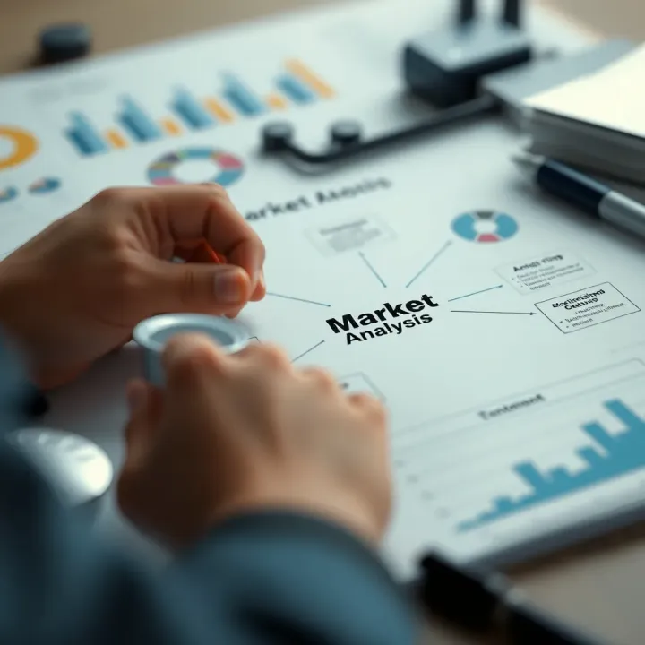 Diagram illustrating key concepts and tools used in market analysis