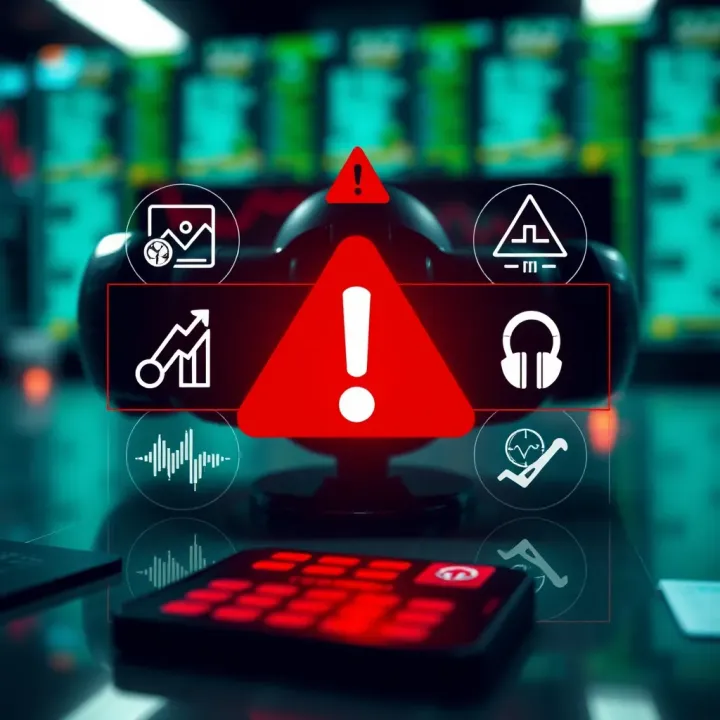 Understanding and Managing Risks in Daily Market Operations Visual representation of financial risks with warning icons and protective measures for traders