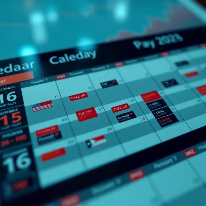 Today's Economic Calendar Overview Detailed economic calendar highlighting key financial events and market indicators