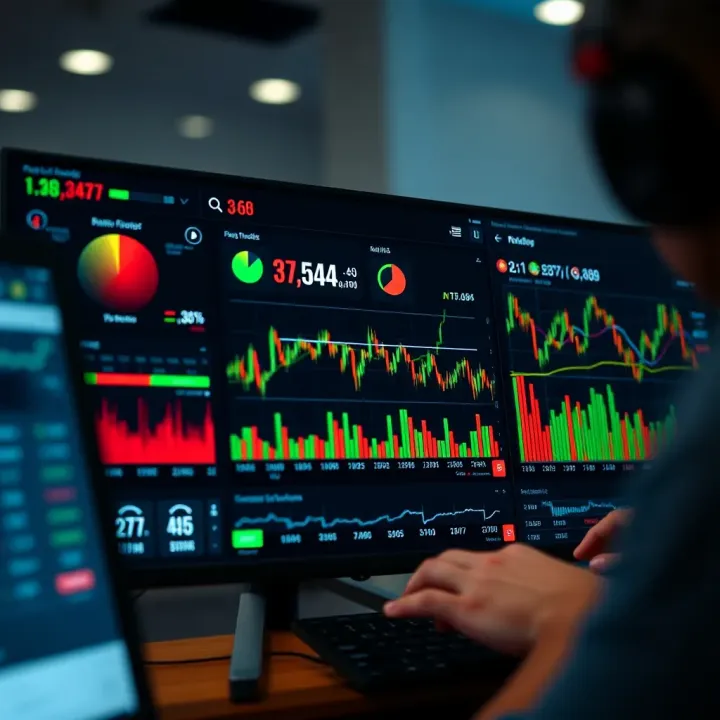 Risk Management and Emotional Control Tools for Efficient Trading Dashboard displaying risk management tools and emotional control metrics for traders