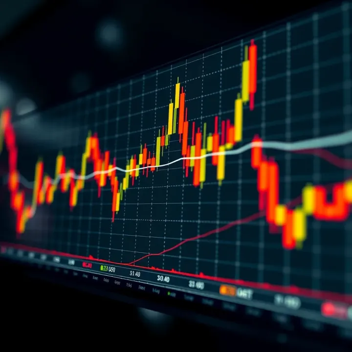 Chart displaying a bullish engulfing pattern representing a positive price reversal in a financial market