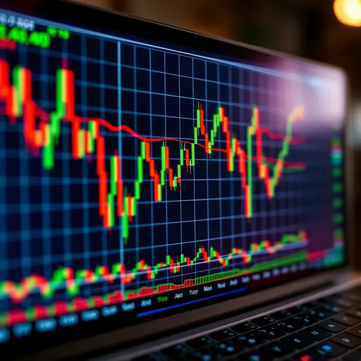 Currency Pair Fluctuations and Market Analysis Chart displaying currency pair fluctuations and trading analysis